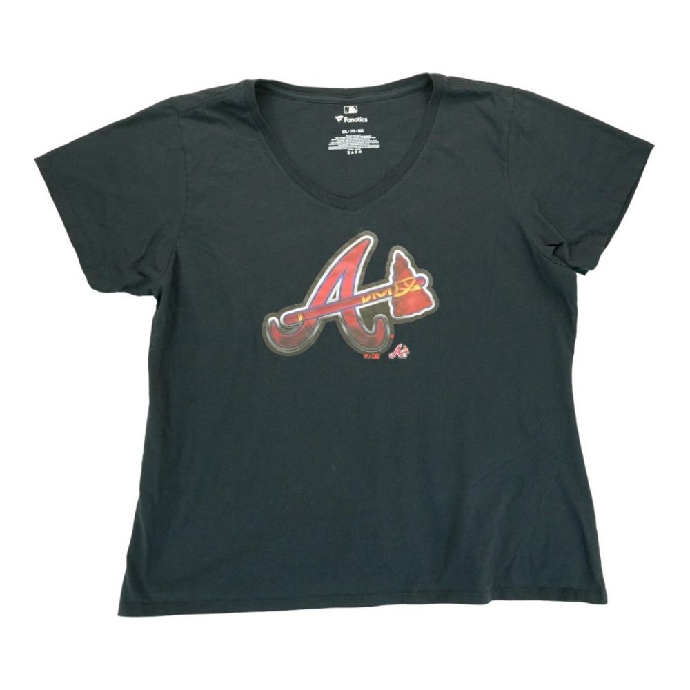 Atlanta Braves Womens 3XL T-shirt‎ Fanatics V-neck MLB #60 James